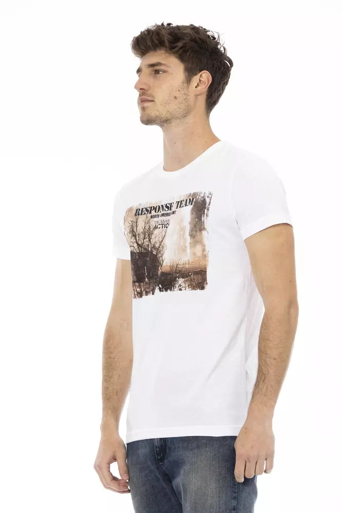 Trussardi Action White Cotton Men&
