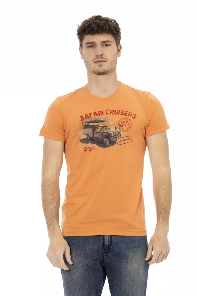 Trussardi Action Orange Cotton Men&