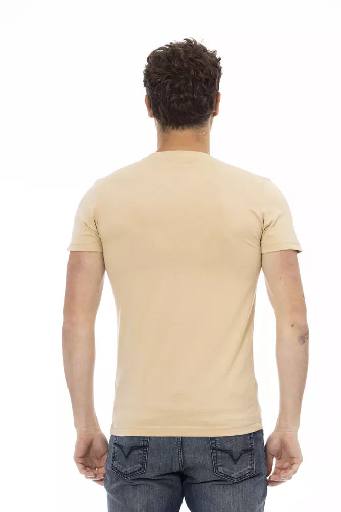 Trussardi Action Beige Cotton Men&