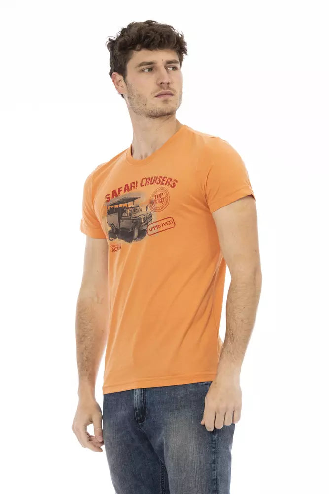 Trussardi Action Orange Cotton Men&