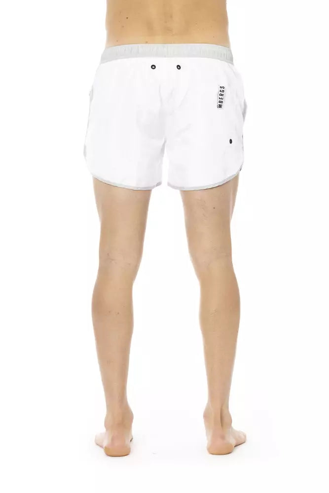 Bikkembergs White Polyester Men&
