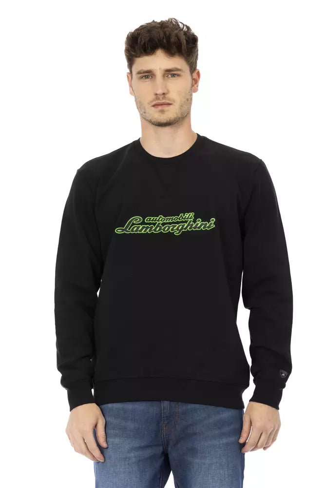 Automobili Lamborghini Black Cotton Men&