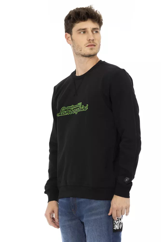 Automobili Lamborghini Black Cotton Men&