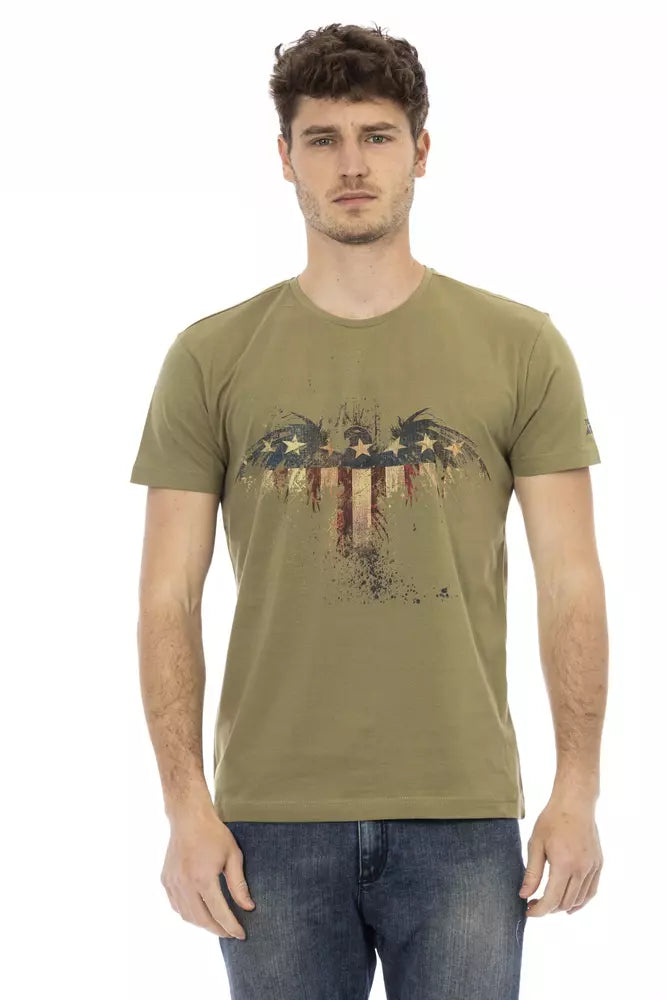 Trussardi Action Green Cotton Men&