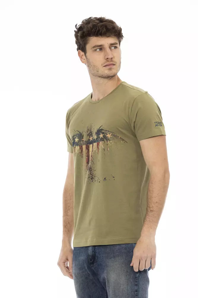 Trussardi Action Green Cotton Men&