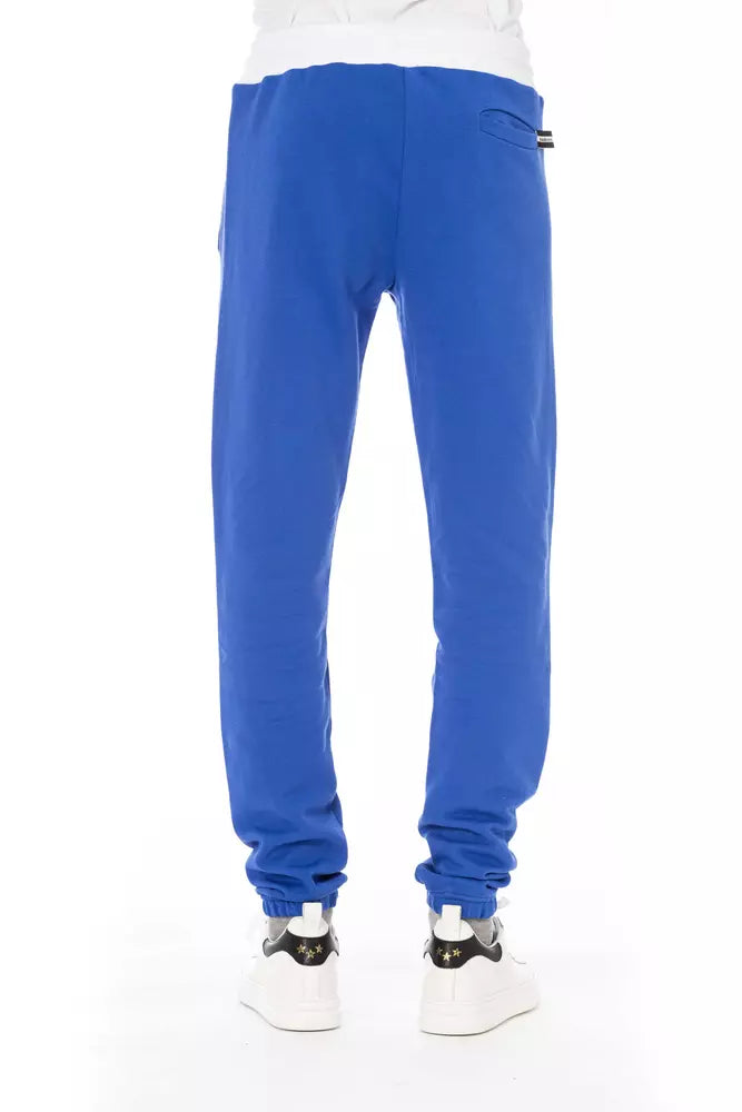 Baldinini Trend Blue Cotton Men&