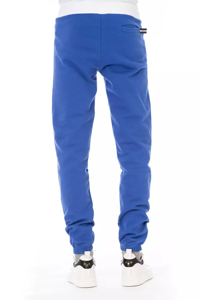 Baldinini Trend Blue Cotton Men&