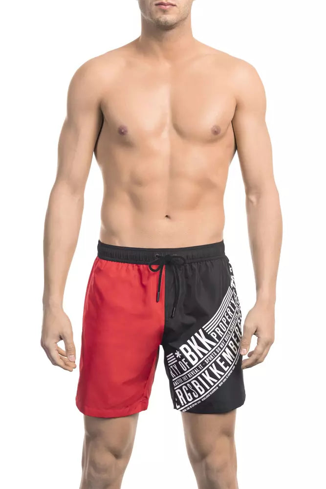 Bikkembergs Red Polyester Men&