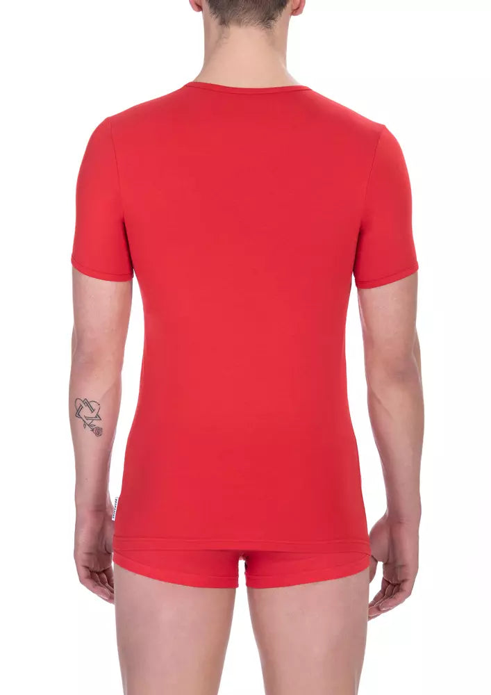 Bikkembergs Red Cotton Men&