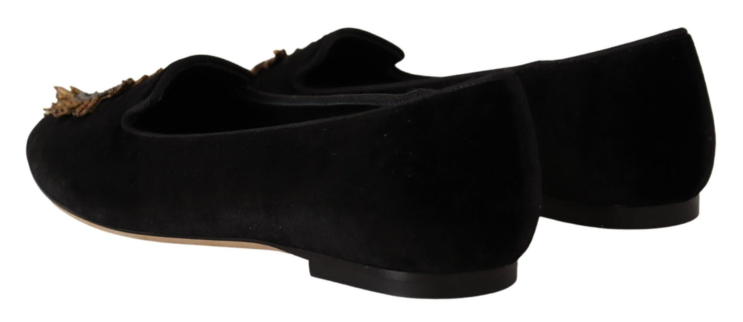 Zapatos planos de charol Dolce Gabbana: vístete para impresionar