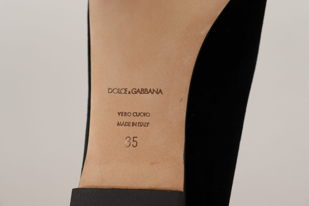 Zapatos planos de charol Dolce Gabbana: vístete para impresionar