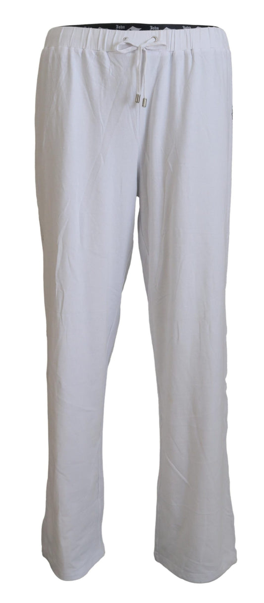 Pantalon large élégant en coton John Galliano