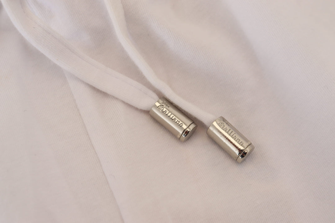 Pantalon large élégant en coton John Galliano