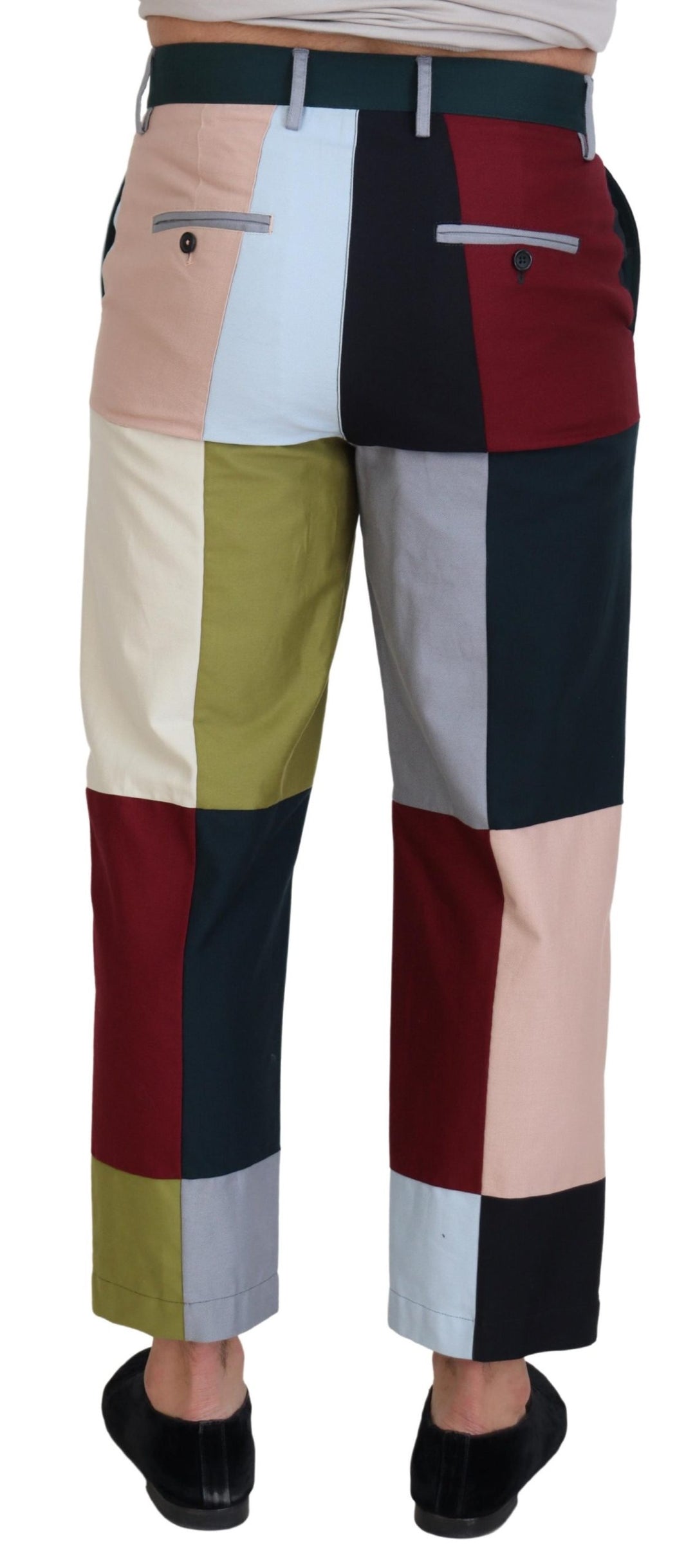 Dolce &amp; Gabbana Multicolor Cotton Patchwork Pants