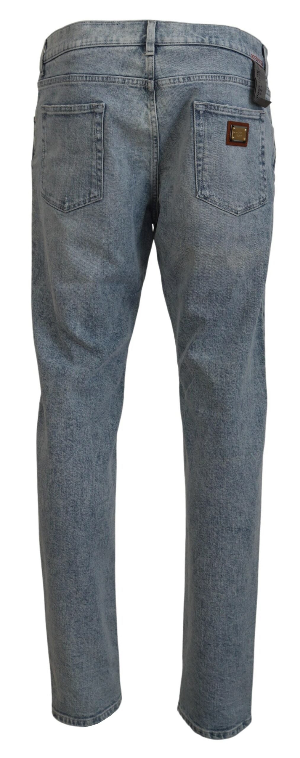 Pantalones vaqueros azul claro elegantes de corte entallado de Dolce &amp;amp; Gabbana