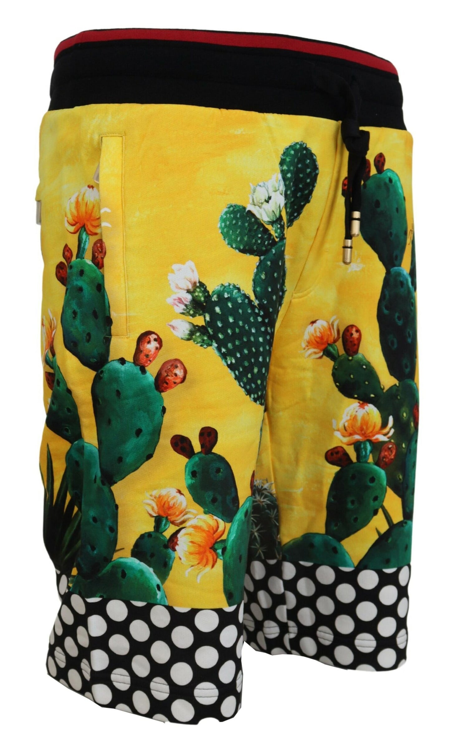 Shorts deportivos con estampado de cactus de Dolce &amp; Gabbana Multicolor Heat