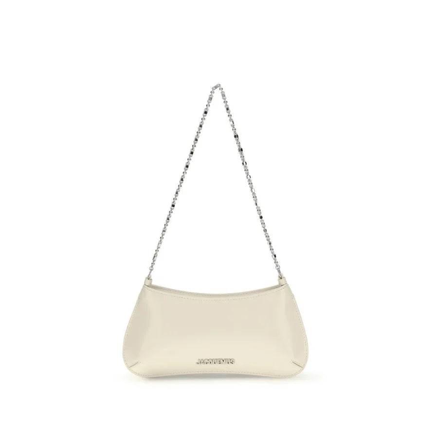 Jacquemus Beige Calf Leather Bos Taurus Shoulder Bag
