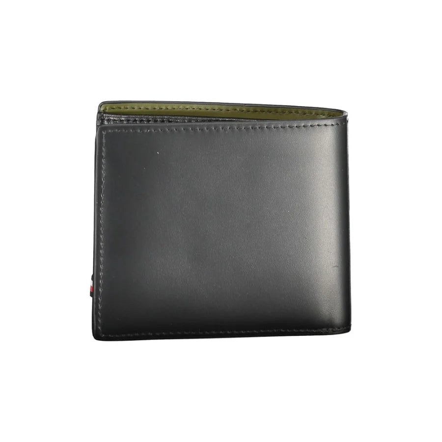 Tommy Hilfiger Black Leather Men’s Wallet