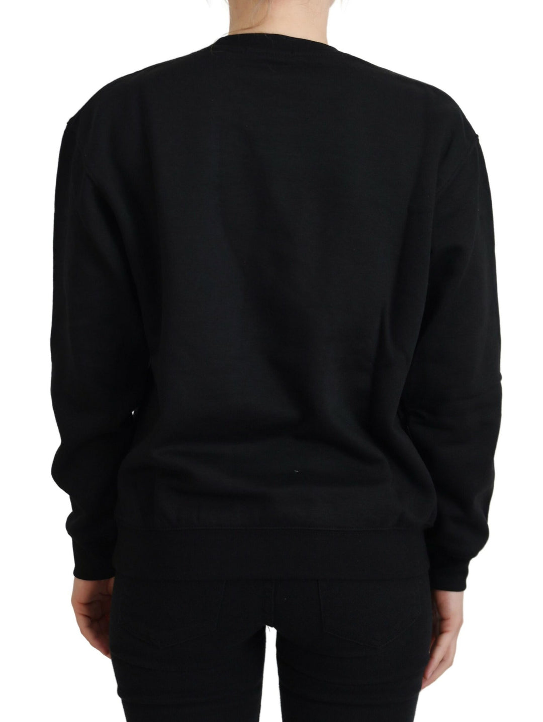 Pull chic en coton imprimé noir Philippe Model