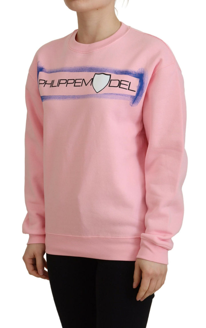 Pull élégant à manches longues rose Philippe Model