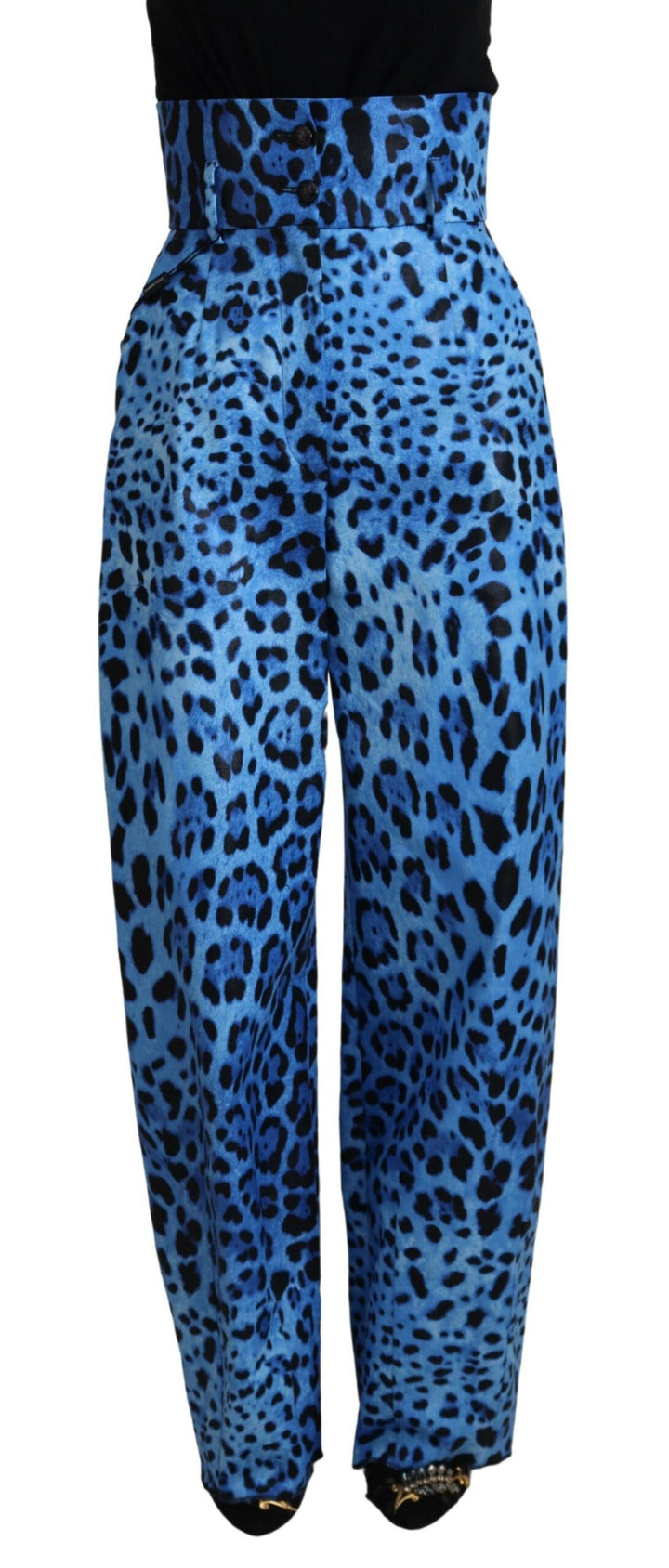 Pantalon droit taille haute élégant Dolce &amp;amp; Gabbana