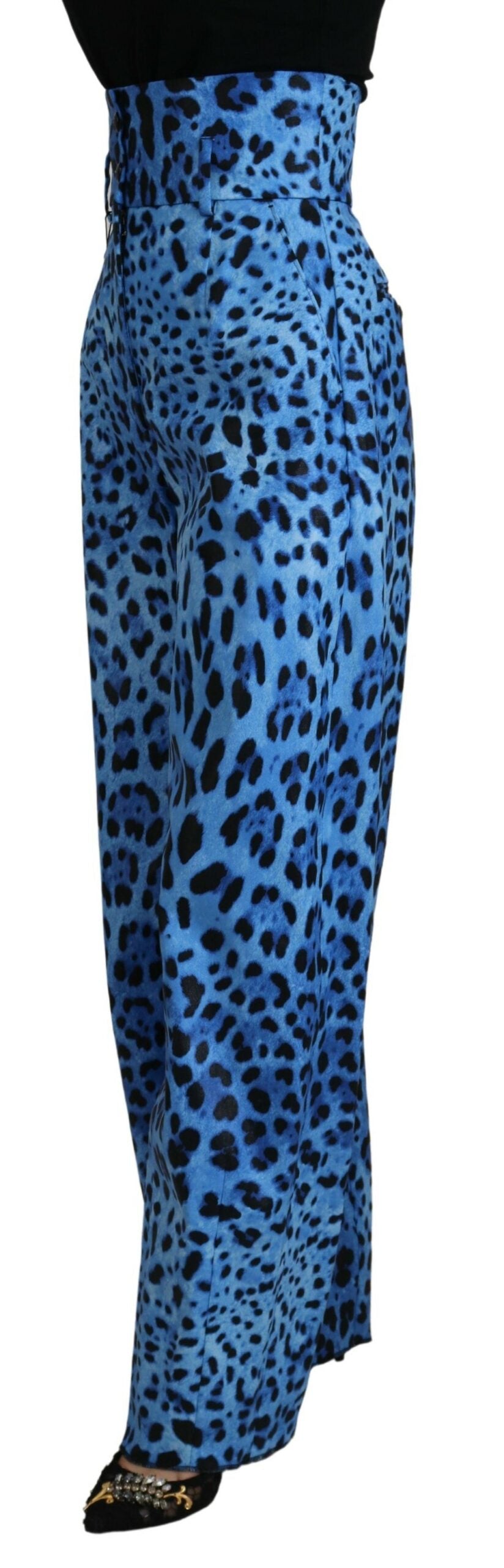 Pantalon droit taille haute élégant Dolce &amp;amp; Gabbana