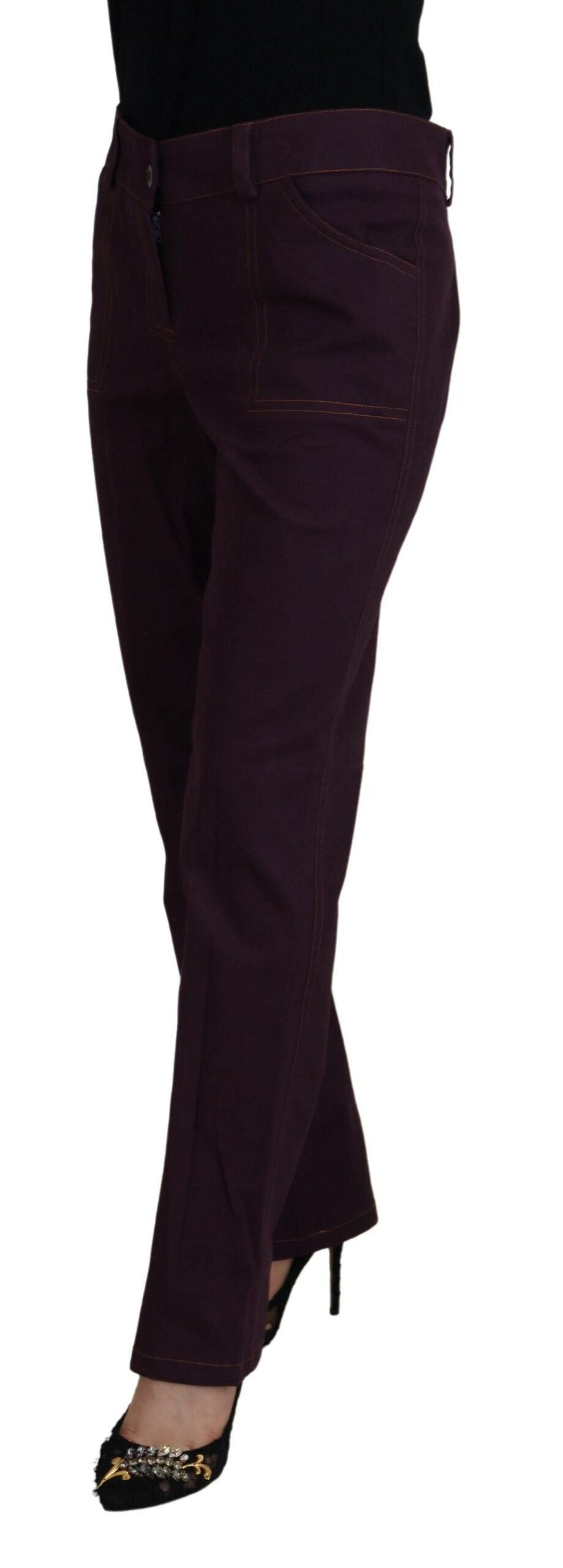 Pantalones de vestir de algodón BENCIVENGA estilo italiano