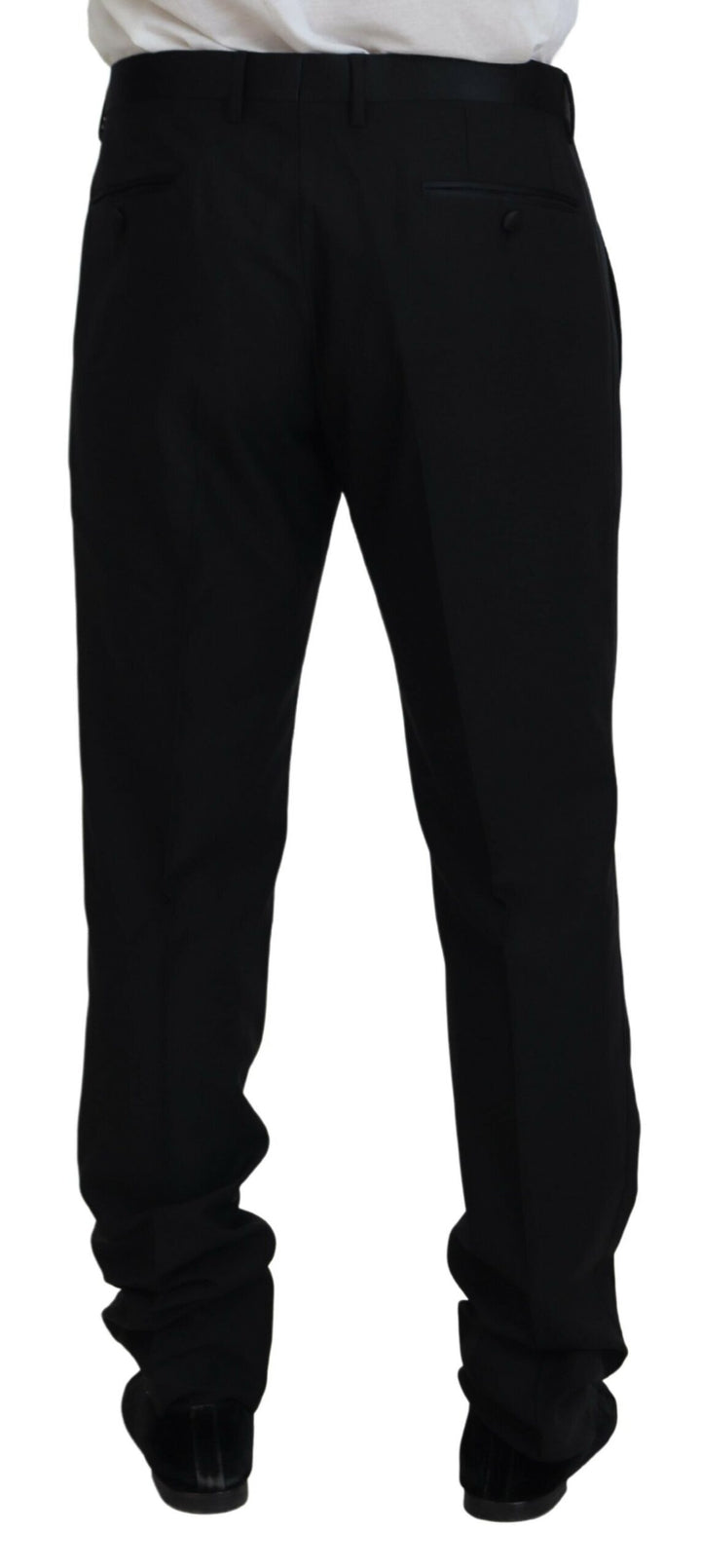 Pantalon habillé noir élégant coupe slim Dolce &amp;amp; Gabbana