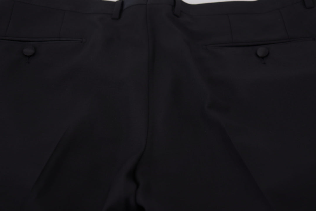 Pantalon habillé noir élégant coupe slim Dolce &amp;amp; Gabbana