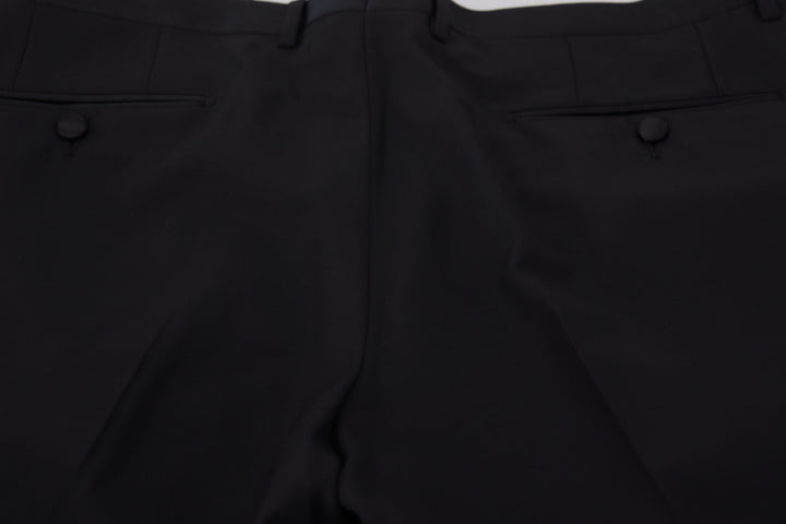 Pantalon habillé noir élégant coupe slim Dolce &amp;amp; Gabbana