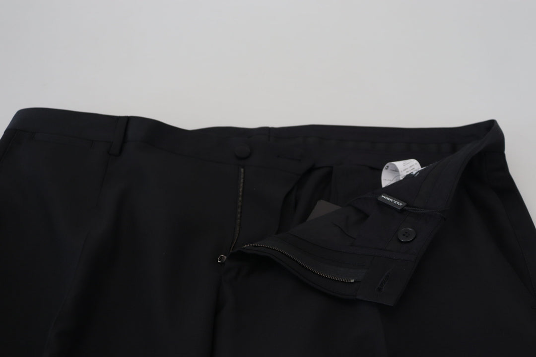 Pantalon habillé noir élégant coupe slim Dolce &amp;amp; Gabbana