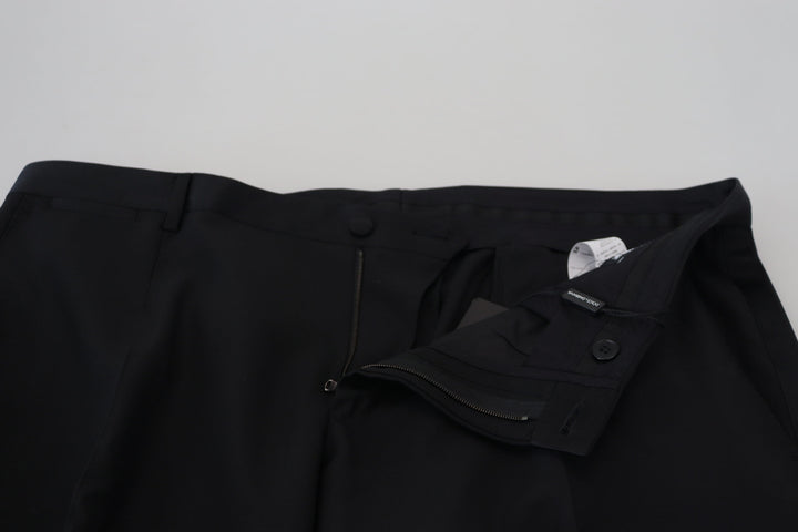 Pantalon habillé noir élégant coupe slim Dolce &amp;amp; Gabbana