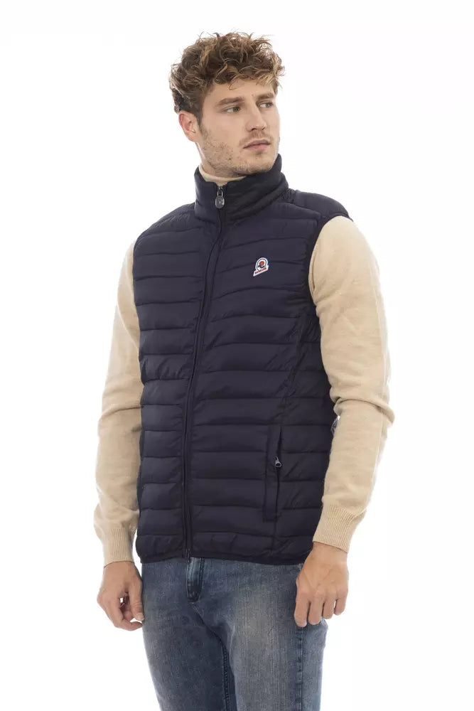 Invicta Blue Polyamide Sleveless Jacket