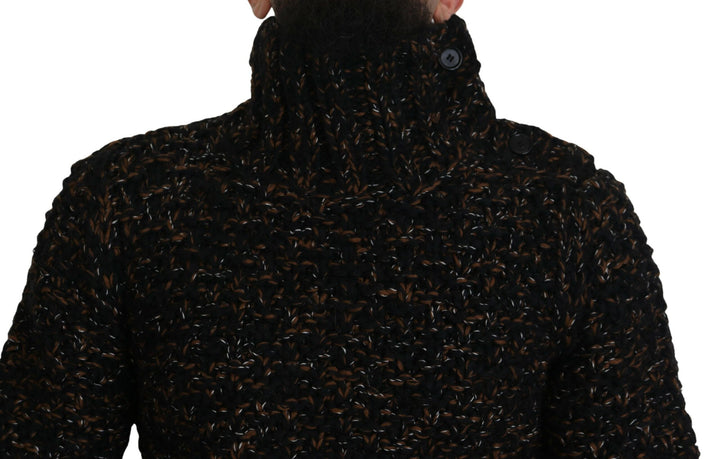 Dolce &amp; Gabbana Brown Fatto A Mano Turtleneck Pullover Sweater