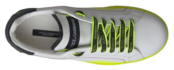 Baskets basses en cuir Dolce &amp; Gabbana Sleek Portofino