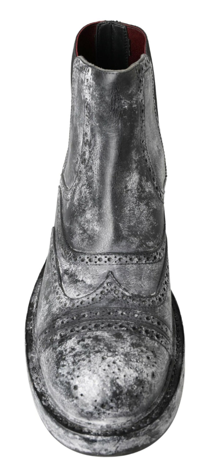 Bottines Chelsea noires élégantes délavées Dolce &amp;amp; Gabbana