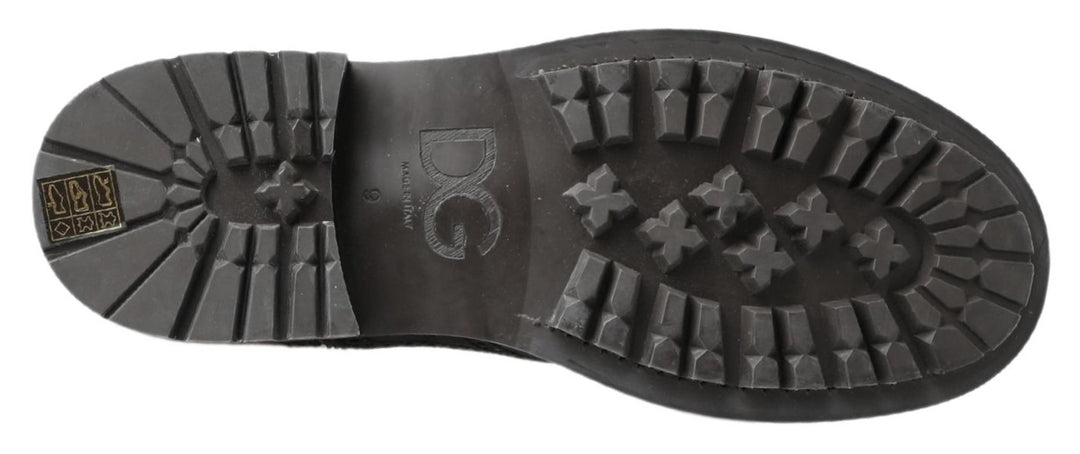 Bottines Chelsea noires élégantes délavées Dolce &amp;amp; Gabbana