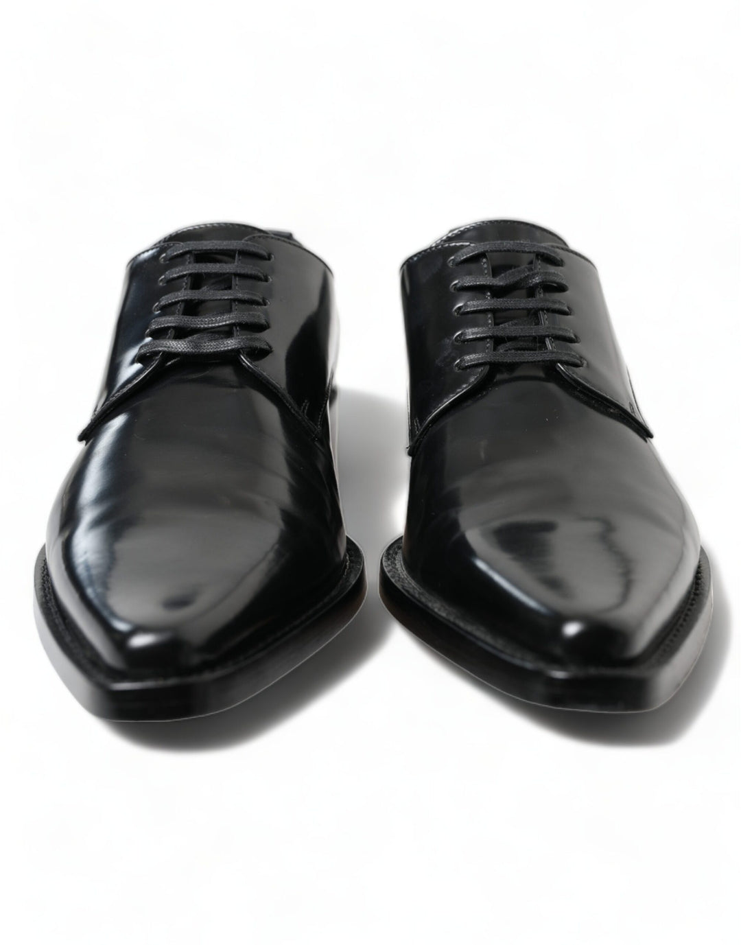 Dolce &amp;amp; Gabbana Élégantes ballerines en cuir noir
