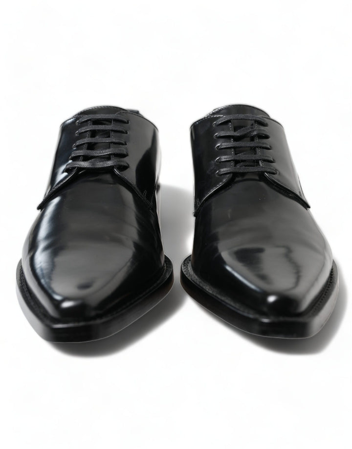 Dolce &amp;amp; Gabbana Élégantes ballerines en cuir noir
