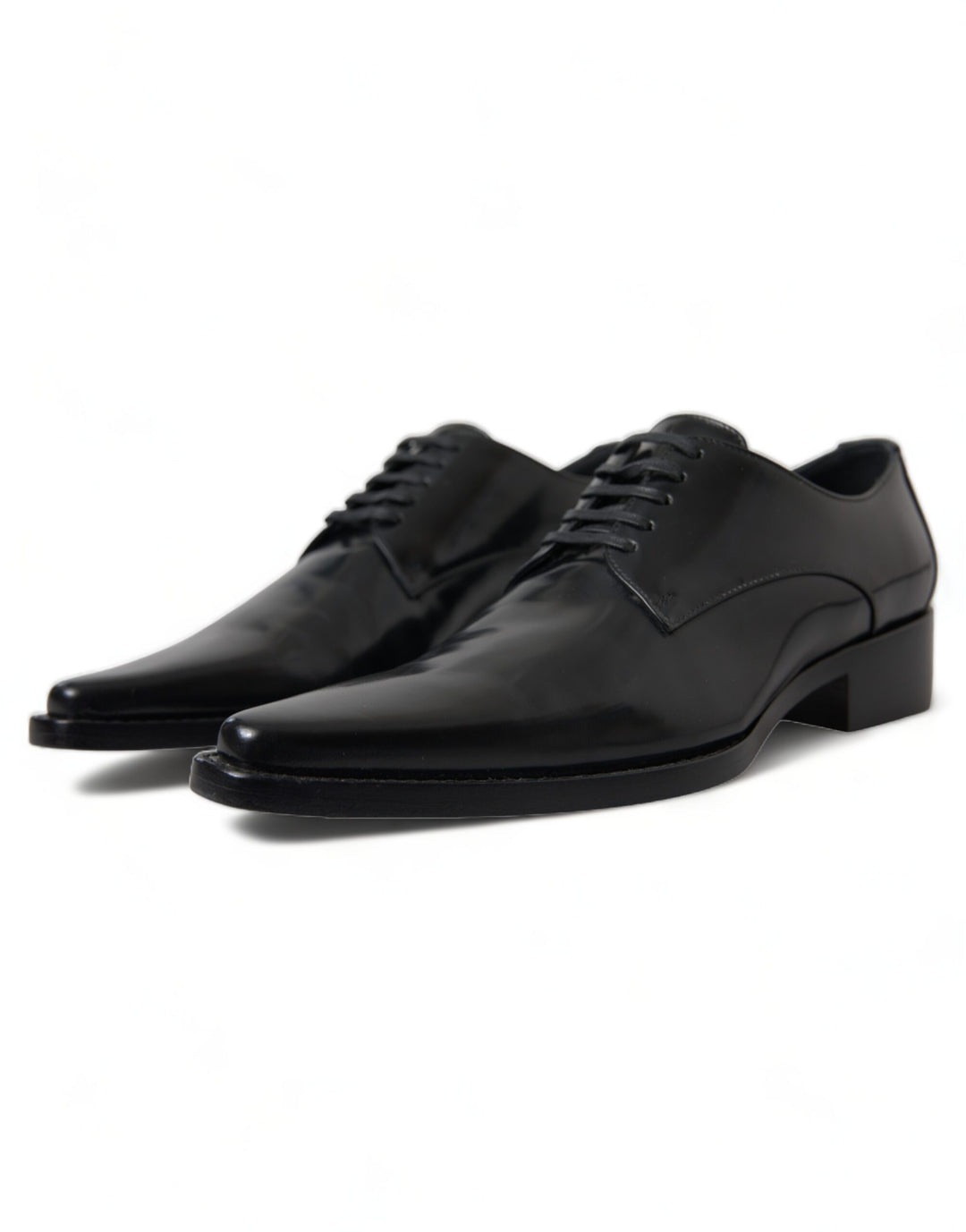 Dolce &amp;amp; Gabbana Élégantes ballerines en cuir noir