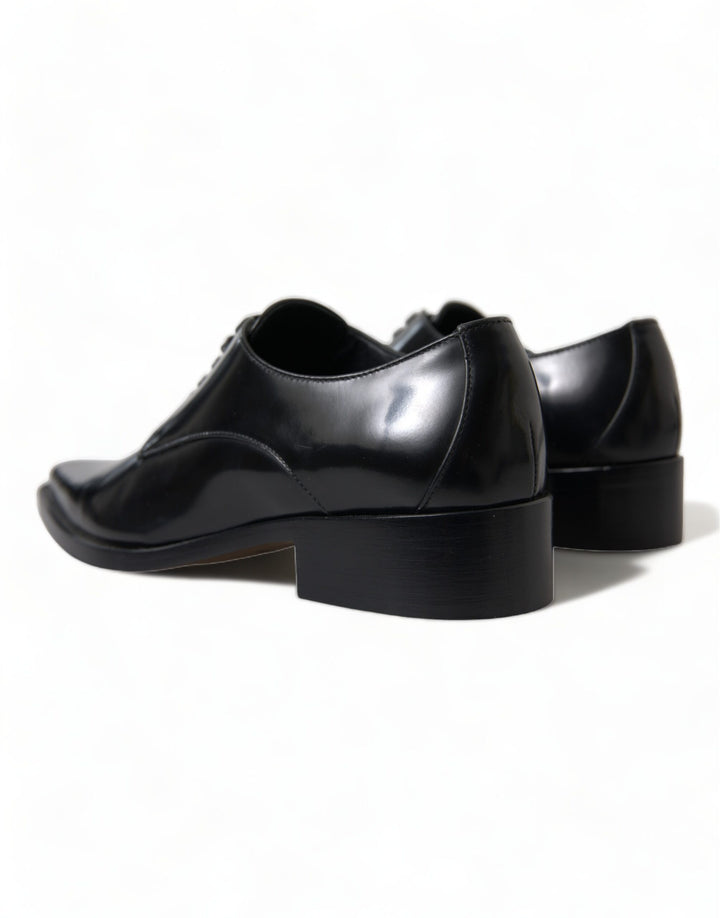 Dolce &amp;amp; Gabbana Élégantes ballerines en cuir noir