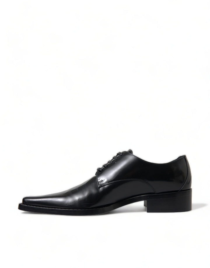 Dolce &amp;amp; Gabbana Élégantes ballerines en cuir noir