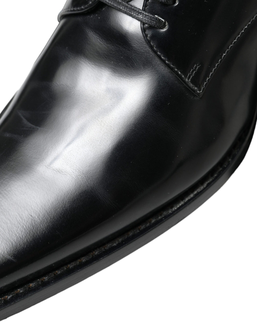 Dolce &amp;amp; Gabbana Élégantes ballerines en cuir noir