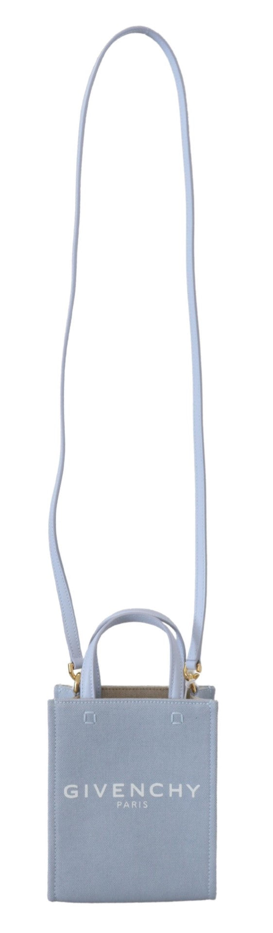 Mini sac Givenchy Chic Cloud en coton bleu