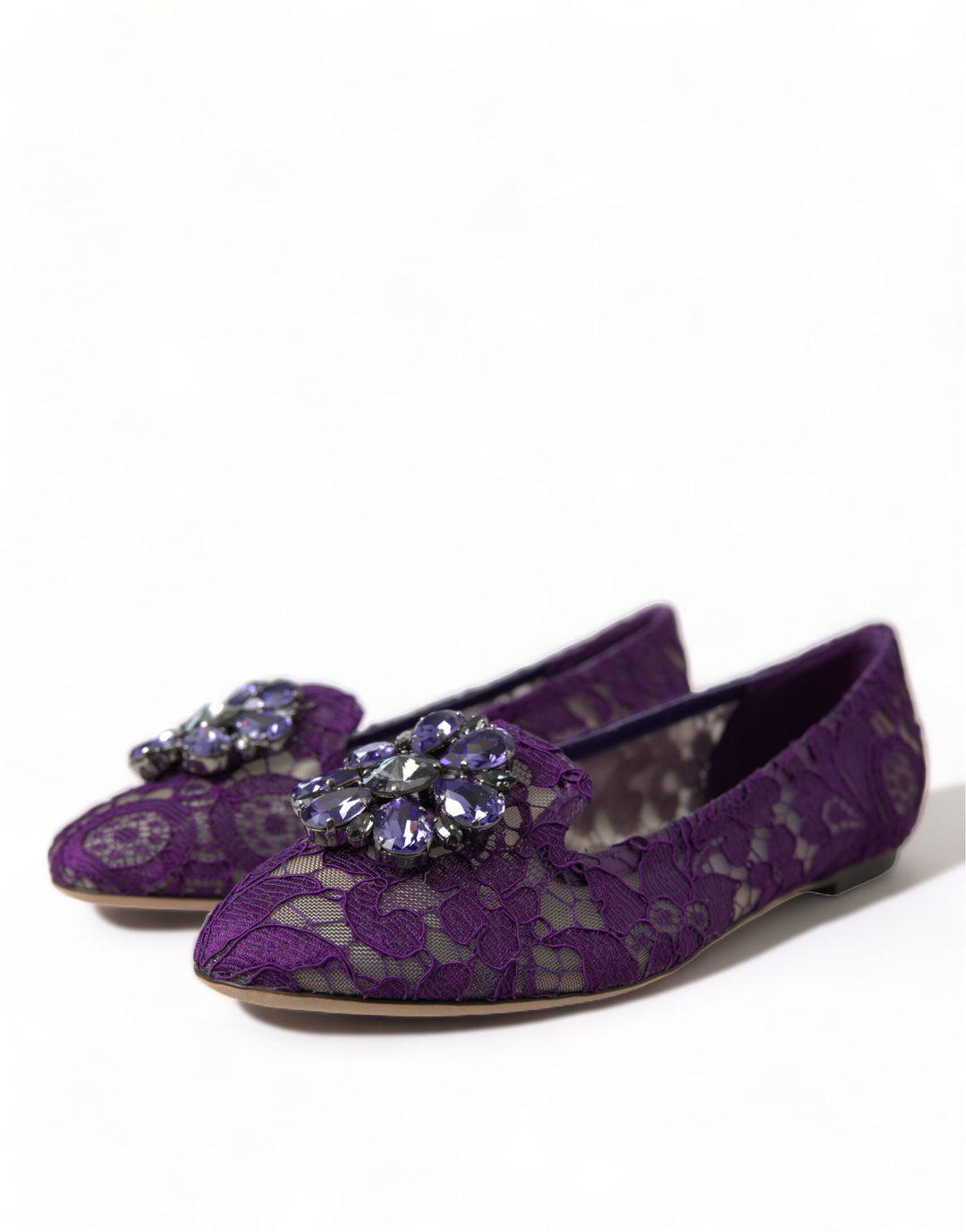 Pantuflas Dolce Gabbana Vally Purple Lace Dream