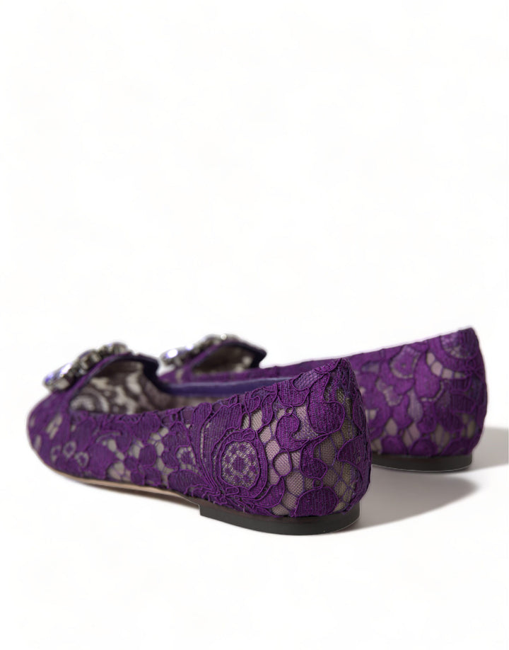 Pantuflas Dolce Gabbana Vally Purple Lace Dream