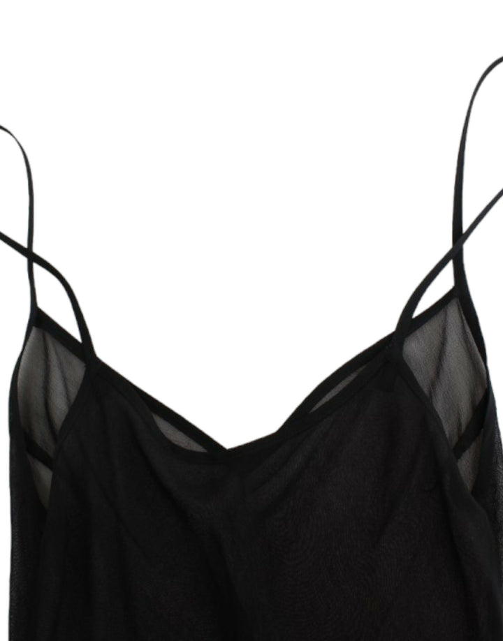 Cavalli Black long sleeve silk dress women’s
