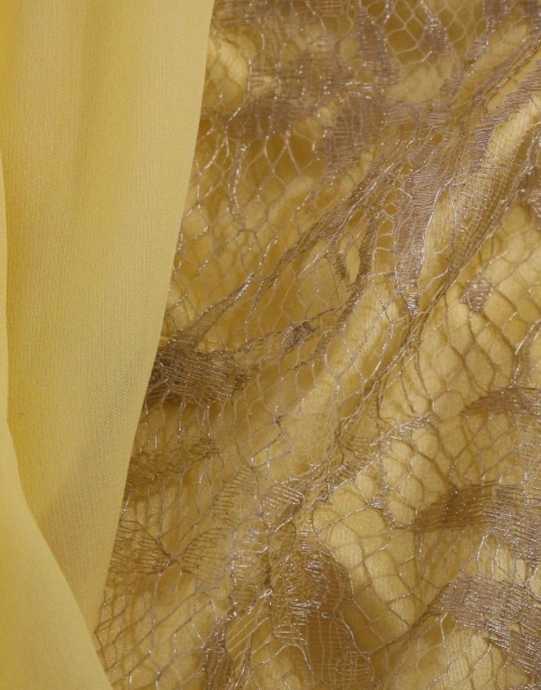Dolce &amp; Gabbana Yellow lace crystal mini dress women’s