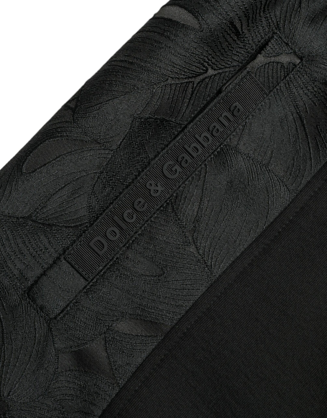 Dolce &amp; Gabbana Black Cotton Slim Stretch Jogger Pants