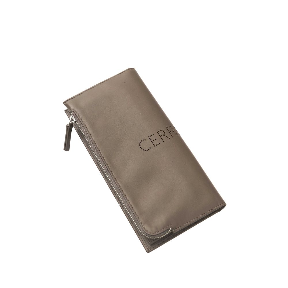 Cartera Cerruti 1881 de piel marrón para hombre